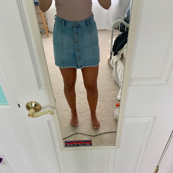 Forever 21 Dresses & Skirts - forever 21 jean skirt Forever 21 Dresses & Skirts - forever 21 jean skirt